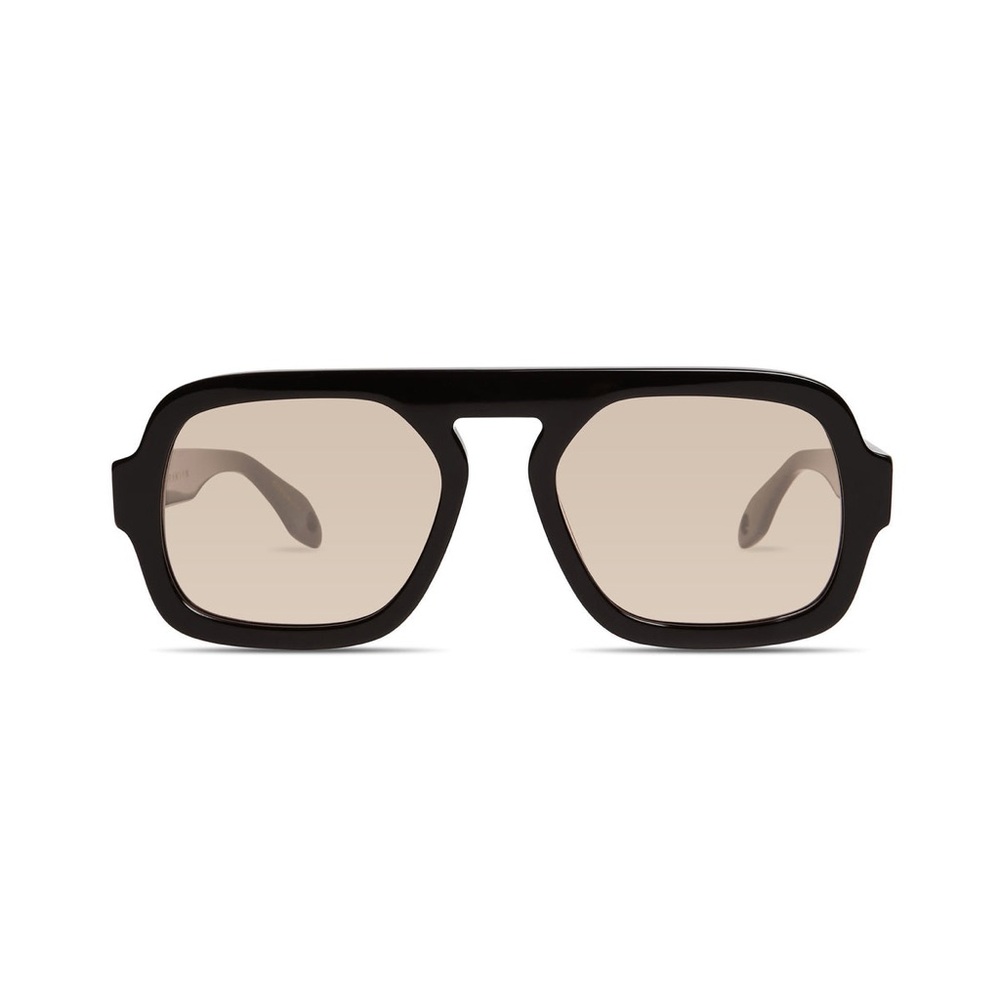 Elisa Johnson Jane Sunglasses in Gloss Black